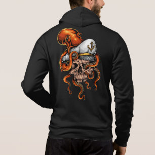 Camiseta Ataque de polvo ao crânio náutico do capitão 