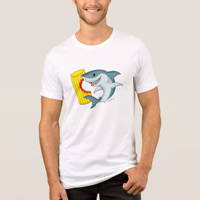 Camiseta Ataque de Tubarão! (Frente)