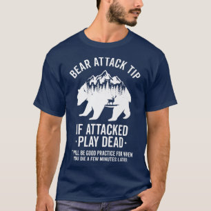 Camiseta Ataque de Urso Acampamento de Caminho Sofrendo Via