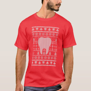 Camiseta Ataque dentário de estilo de vida bonito de Natal 