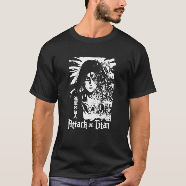 Camiseta Ataque dos Titãs Temporada 4 Explosão de Eren (Frente)