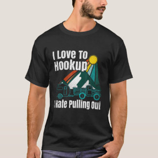 Camiseta Ataque Hookup Odeio Tirar Vintage Camper A