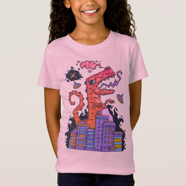 Camiseta Ataque Monstro Dino (Frente)