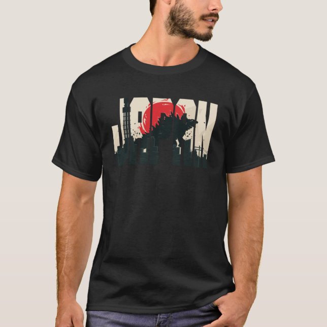 Camiseta Ataque Monstro do Japão em Tóquio (Frente)