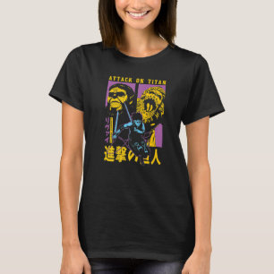 Camiseta Ataque na temporada 4 de Titã Dividir Quadros de T