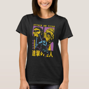 Camiseta Ataque na temporada 4 de Titã Dividir Quadros de T