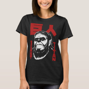 Camiseta Ataque na temporada de Titã 4 Beast Titan e Large 