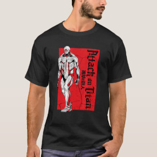 Camiseta Ataque na Titan Season 4, Bloco Vermelho Titã blin