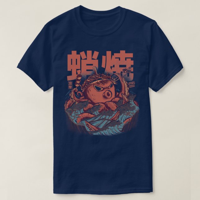 Camiseta Ataque Takoyaki (Frente do Design)