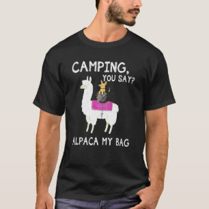 Camiseta Ataque Você Diz Alpaca Meu Cachorro De Saco Andand
