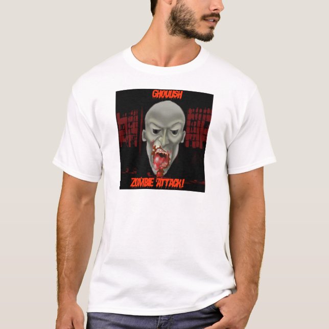 Camiseta Ataque Zombie Ghoulish (Frente)