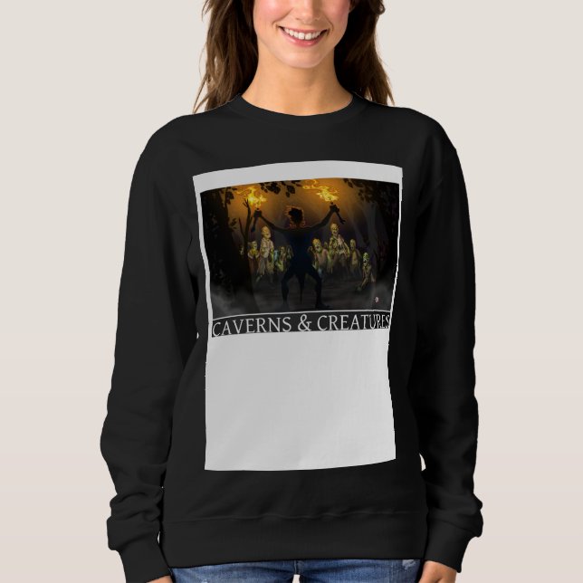 Camiseta Ataque Zumbi Cavernas & Criaturas (Frente)