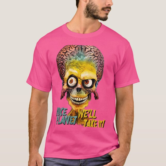Camiseta Ataques Marte - Belo Planeta (Frente)