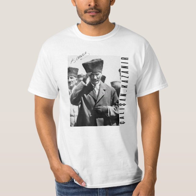 Camiseta Atatürk Zitat  (Frente)