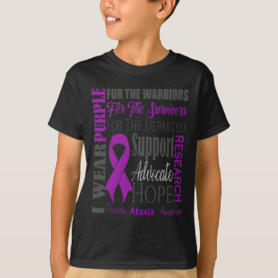 Camiseta Ataxia Doença Neurológica Sensibilização para o Gu