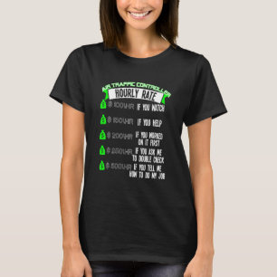 Camiseta Atc De Taxa Horária Do Controlador De Tráfego Aére