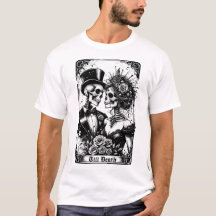 Até a morte do novo cartão tarot relaxou a camisa-