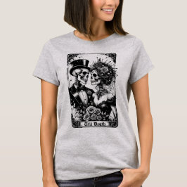 Camiseta Até a morte do novo cartão tarot relaxou a camisa-