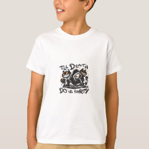Camiseta Até A Morte Nos Festa - DJ Grim Reaper E Spooky