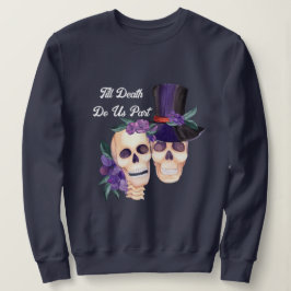 Camiseta Até A Morte Nos Partir De Hoodie, Halloween Skulls