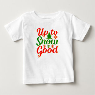 Camiseta Até a Neve, Bom Natal Engraçado, Verde Vermelho
