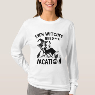 Camiseta Até As Bruxas Precisam De Férias