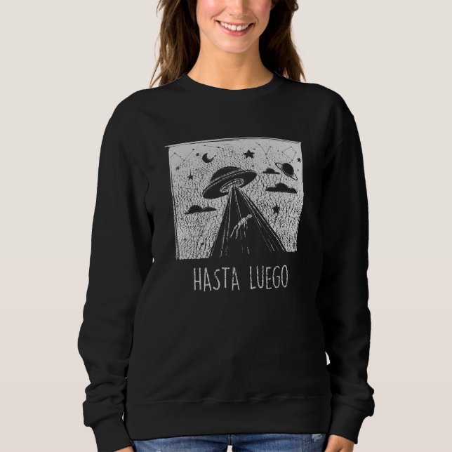 Camiseta Até Logo. Abdução alienígena. (Frente)
