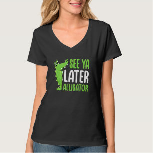 Camiseta Até Logo Aligator Acalmador de Crocodilo