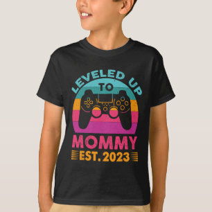 Camiseta Até Mamãe Est 2023 Primeira Vez Mãe 2023 Vídeo Gam