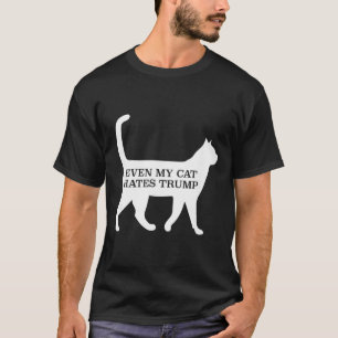 Camiseta Até meu gato odeia Trump 