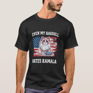 Camiseta Até Meu Gato Ragdoll Odeia República Eleitoral de
