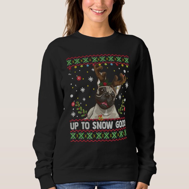 Camiseta Até Neve Bom Cão Branco Cachorro Feio (Frente)