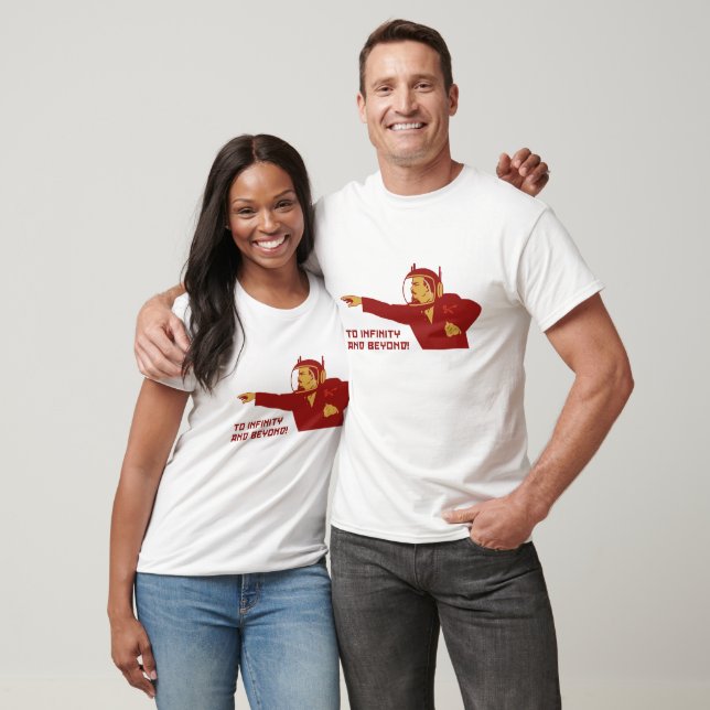 Camiseta Até o infinito e além (Unissex)