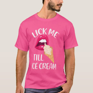Camiseta Até o Sorvete Engraçado Sorvete de Canhões no Verã