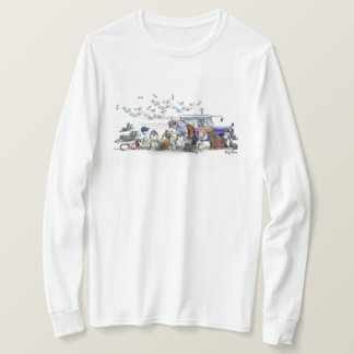 Camiseta Até Os Cães E Gatos Adoram O Carteiro!