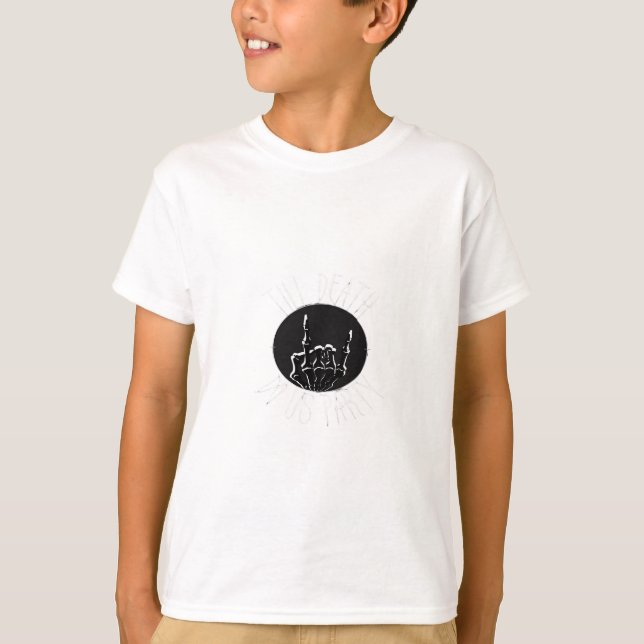 Camiseta Até que a morte nos dê o clássico do partido (Frente)