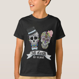 Camiseta Até que a Morte nos Separe Crânio de Açúc