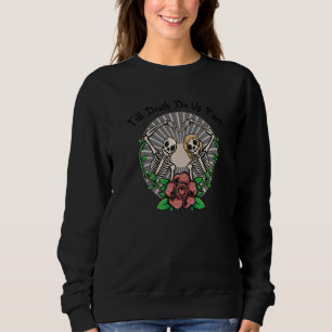 Camiseta Até que a Morte nos Separe Crânio de Açúcar Recém-