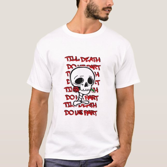 Camiseta Até que a morte nos separe do clássico - o Hallowe (Frente)