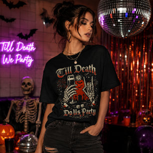 Camiseta Até que a Morte nos Una – Celebração do Esqueleto