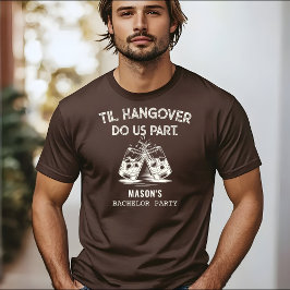 Camiseta Até que a Ressaca nos Separe Divertida Festa de De