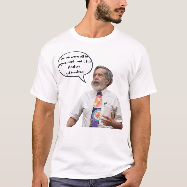 Camiseta Até que o corretor se envolveu (Frente)