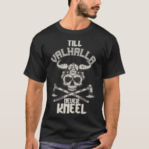 Camiseta Até que Valhalla Nunca Conheça Viking Warrior Scan