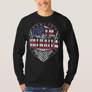 Camiseta Até Valhalla Viking à nossa bandeira