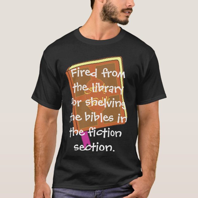 Camiseta Ateado fogo da biblioteca (Frente)