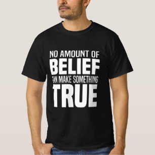 Camiseta Ateísmo Ateus Céticos Presentes de Fé Religiosa
