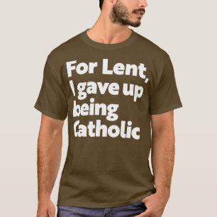 Camiseta Ateísmo Engraçado Por Emprestado Eu Desisti De Ser