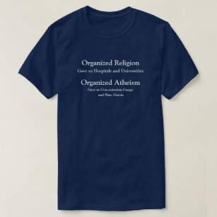 Camiseta Ateísmo organizado