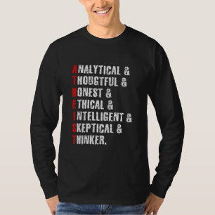 Camiseta Ateísta Ateísmo Religião Ciência Agnóstico Cético
