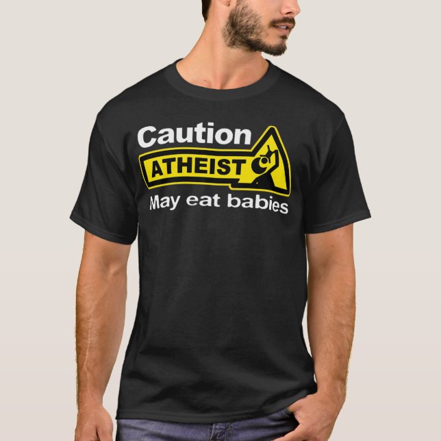 Camiseta Ateísta Engraçado Ateísmo Ateísta Causa Ateísta Po (Frente)